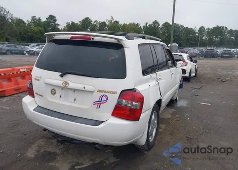 2004 Toyota Highlander из США, поврежденный, VIN JTEEP21A640066901